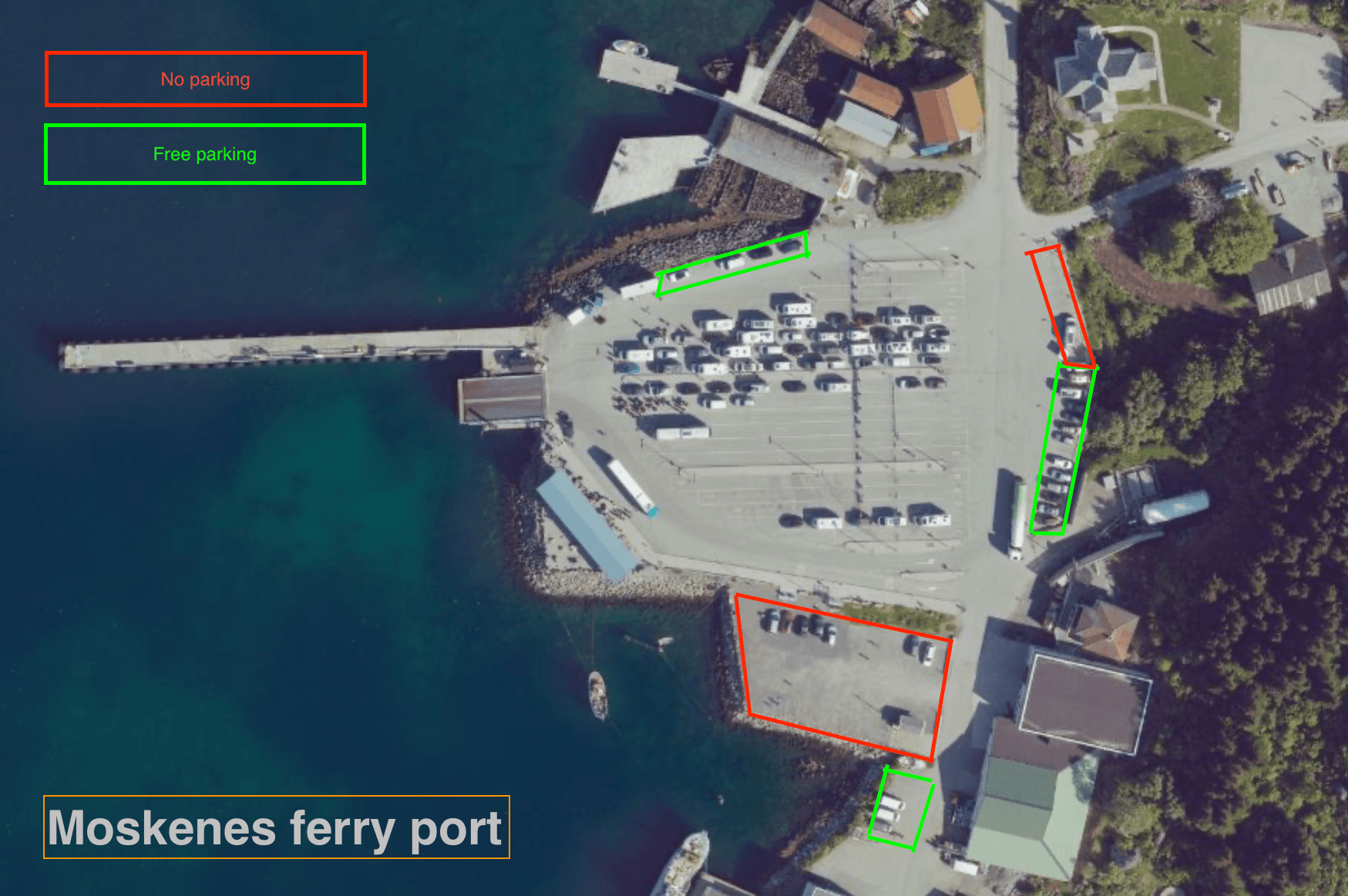 Moskenes Ferry Port
